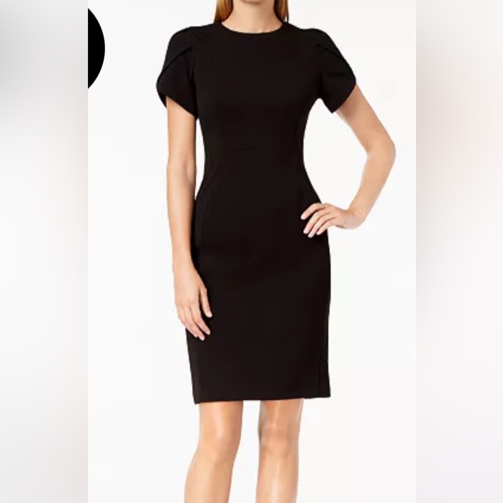 Calvin Klein Black Midi Dress Size 4